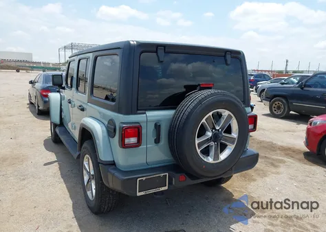 2023 Jeep Wrangler 4-Door Sahara 4X4 from USA, damaged, VIN 1C4HJXEN2PW601172